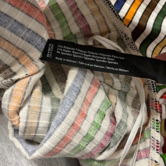 Urban Outfitters Out From Under Striped Bodysuit Size Medium‎ - Picture 8 of 8